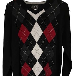 XG Brand boys size large plaid sweater